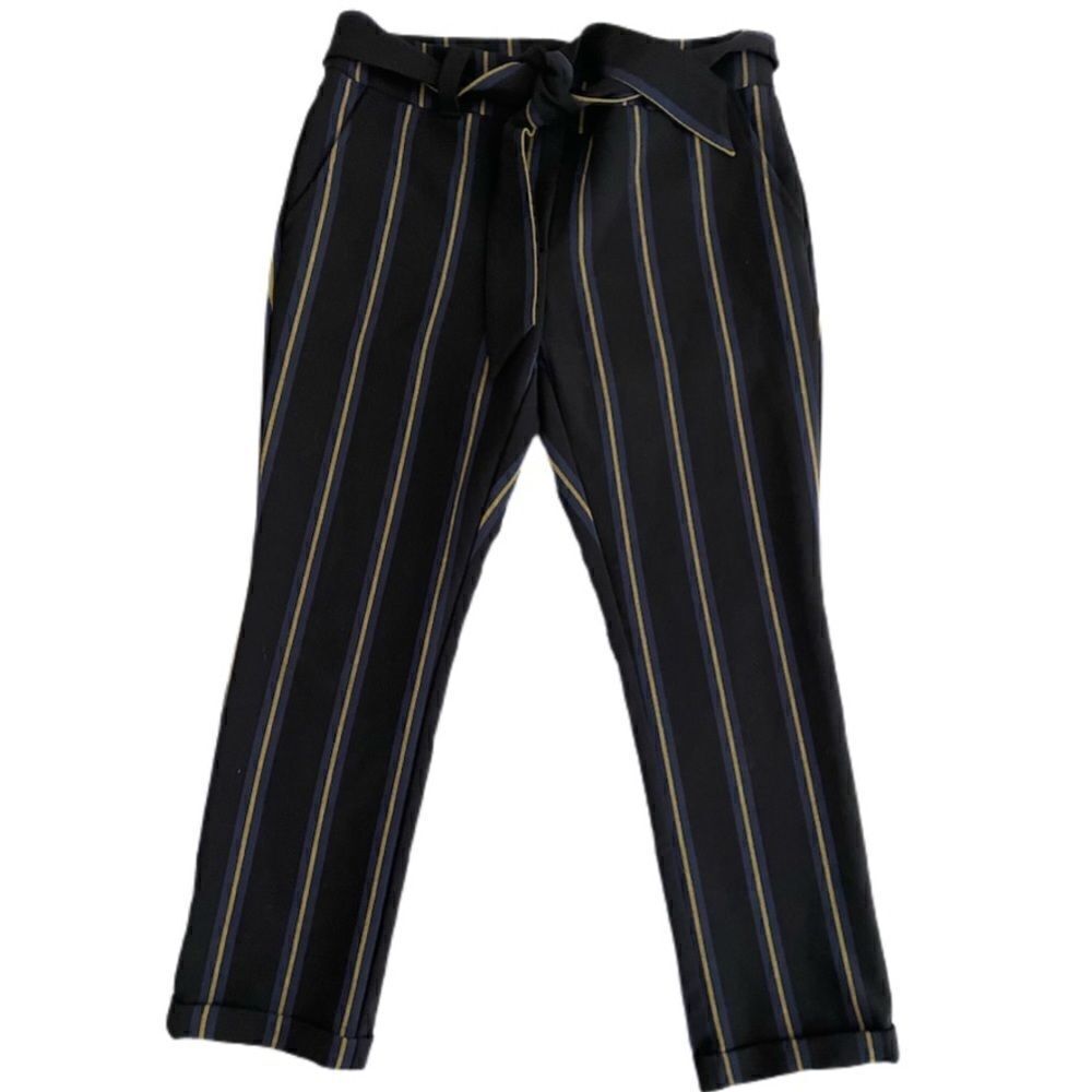 Loft Petites Striped Dress Pants